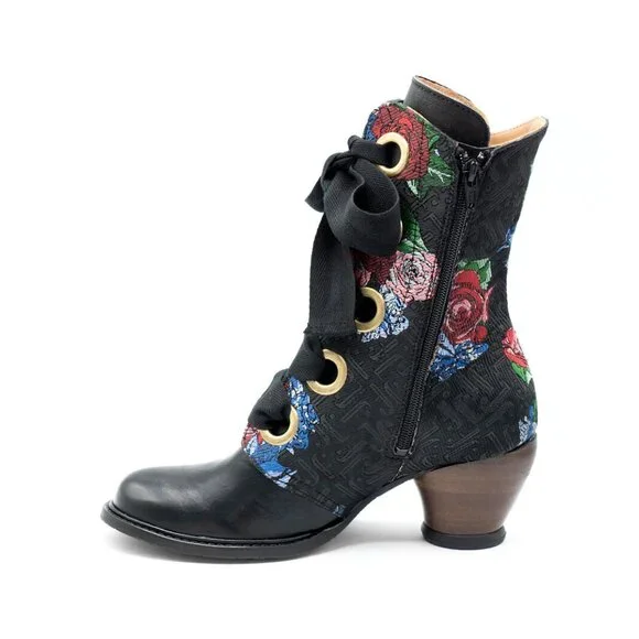 East End  Gladstone Mid-Calf Lace-Up Boots - Picture 4 of 8